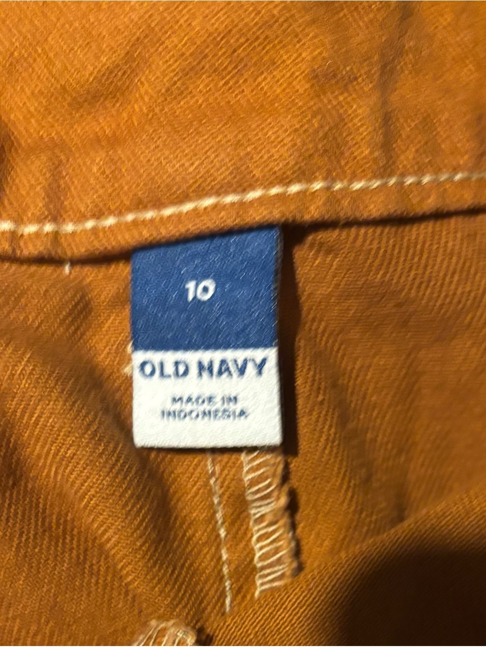Old Navy Brown Orange skirt